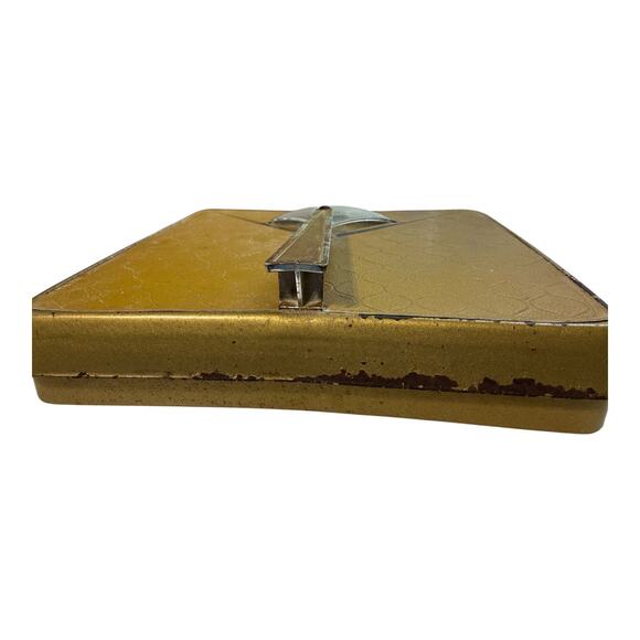 Vintage Working Detecto Bathroom Scale Yellow Mid Century Modern Retro Decor - Picture 4 of 4